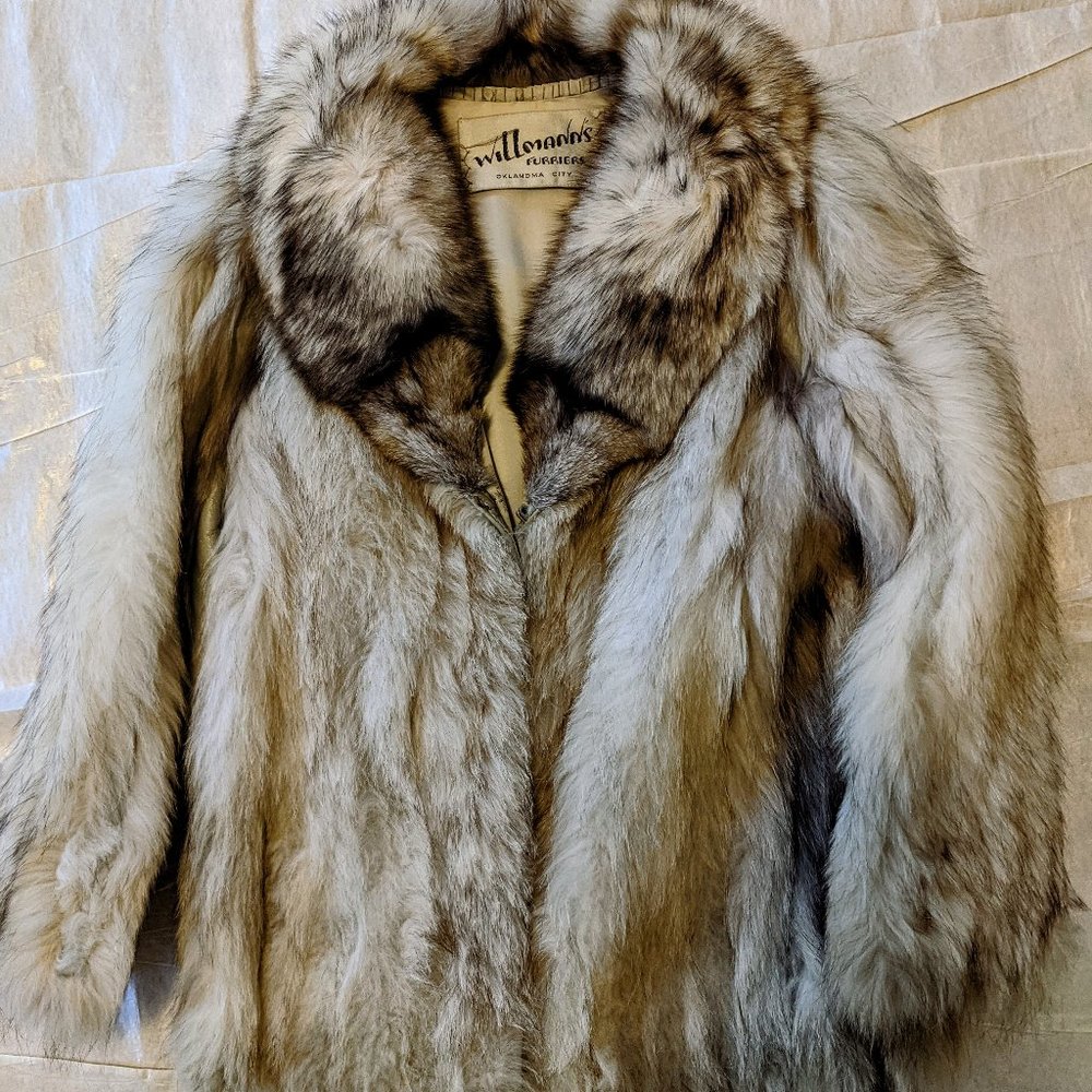 Vintage Willmann's White Fur Jacket